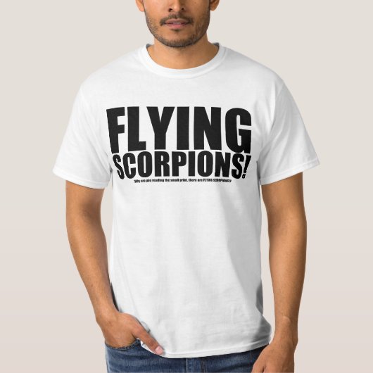 Fliegen-Skorpione! - Lesen Sie das Klein T-Shirt (Vorderseite)