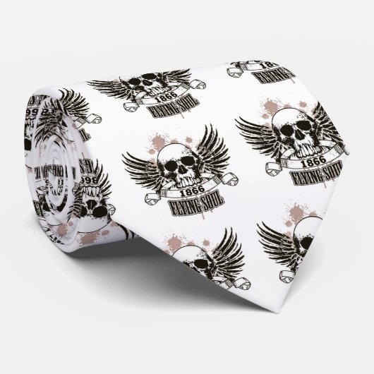 Fliegen-Soul Krawatte (Gerollt)