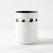 Fliegen-Tauben-Tasse Tasse (Zentrum)