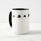 Fliegen-Tauben-Tasse Tasse (Vorderseite Links)