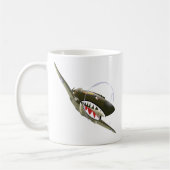FLIEGEN-TIGER KAFFEETASSE (Links)
