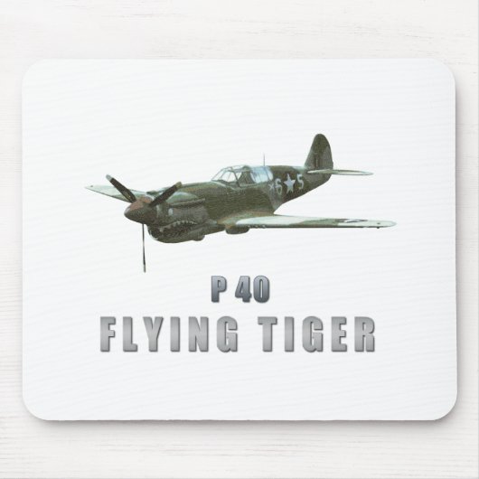 Fliegen-Tiger Mousepad (Vorne)