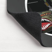 Fliegen-Tiger Mousepad (Ecke)