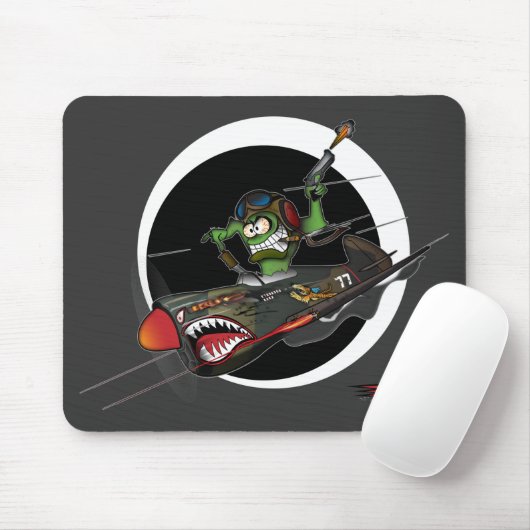 Fliegen-Tiger Mousepad (Mit Mouse)