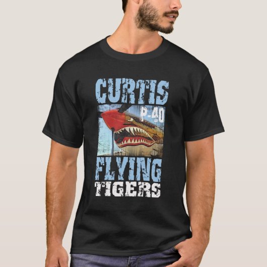 FLIEGEN-TIGER T-Shirt (Vorderseite)