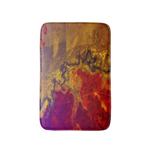 Fliegen über Aus Badematte (Vorderseite Vertikal)