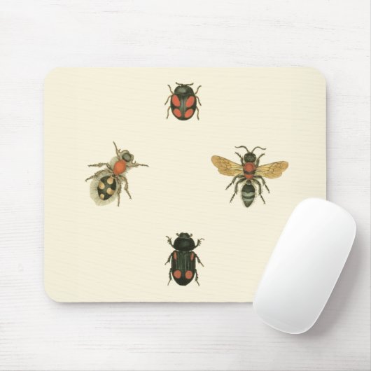 Fliegen und Käfer von Vision Studio Mousepad (Mit Mouse)