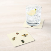 Fliegen und Käfer von Vision Studio Rechteckiger Pappuntersetzer (Vor Ort)