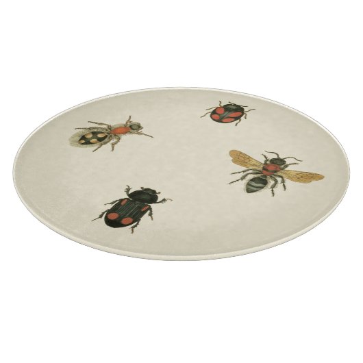 Fliegen und Käfer von Vision Studio Schneidebrett (Ecke)