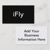 Fliegen-Visitenkarte Visitenkarte (Vorne/Hinten)