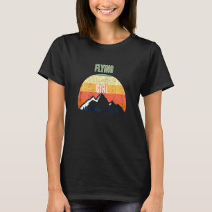 Fliegen von Frauen, die Typ fliegen T-Shirt