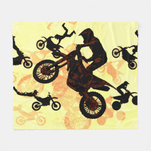 Fliegen wagen - Motocross Stunts Fleecedecke