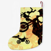 Fliegen wagen - Motocross Stunts Kleiner Weihnachtsstrumpf (Rückseite)
