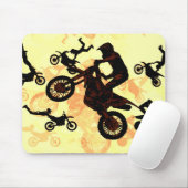 Fliegen wagen - Motocross Stunts Mousepad (Mit Mouse)
