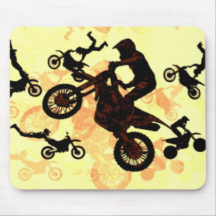 Fliegen wagen - Motocross Stunts Mousepad