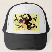 Fliegen wagen - Motocross Stunts Truckerkappe (Vorderseite)