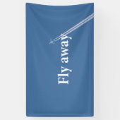 Fliegen weg banner (Vertikal)