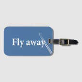 Fliegen weg gepäckanhänger (Vorderseite (Horizontal))