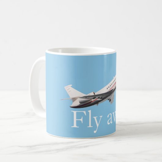 Fliegen weg kaffeetasse (Vorderseite Links)