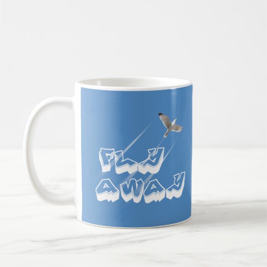 Fliegen weg kaffeetasse (Links)