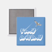 Fliegen weg magnet (Vorderseite/Rückseite)