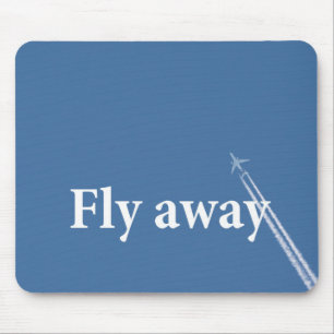 Fliegen weg mousepad