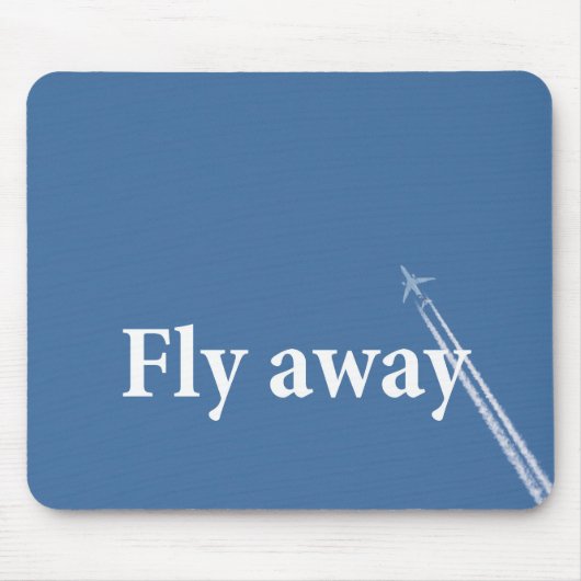 Fliegen weg mousepad (Vorne)
