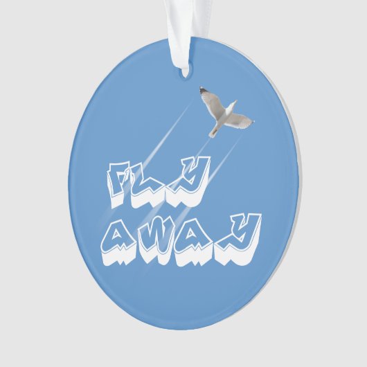 Fliegen weg ornament (Vorderseite)