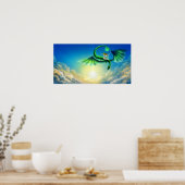 Fliegen weg poster (Küche)