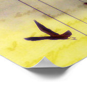 Fliegen weg poster (Ecke)