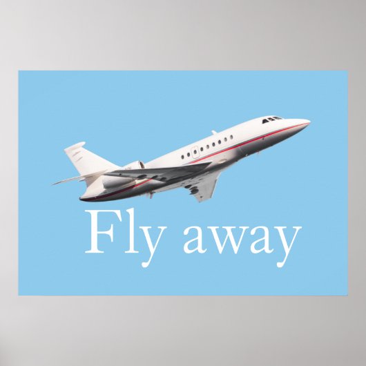Fliegen weg poster (Vorne)
