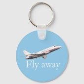 Fliegen weg schlüsselanhänger (Vorderseite)
