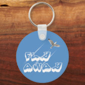 Fliegen weg schlüsselanhänger (Vorderseite)