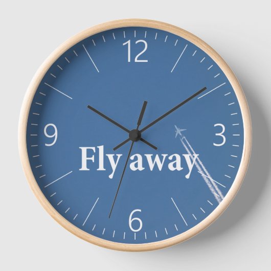 Fliegen weg uhr (Vorderseite)