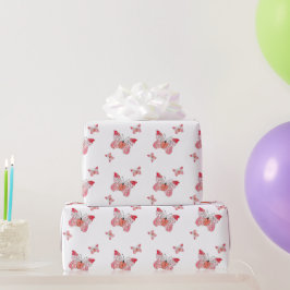 Fliegen weg, um glücklich zu sein Butterfly Wrappi Geschenkpapier