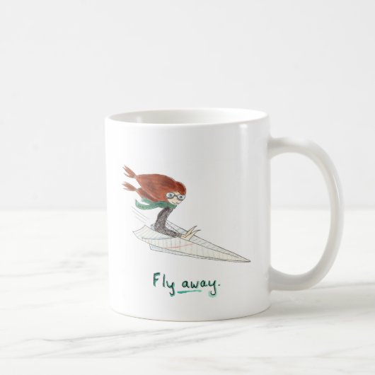 Fliegen-wegTasse Kaffeetasse (Rechts)