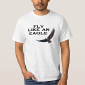 Fliegen wie ein Adler-T - Shirt (Vorderseite)