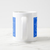 Fliegen wie ein Vogel Jumbo-Tasse (Rückseite)