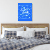 Fliegen wie ein Vogel Leinwanddruck (Insitu (Schlafzimmer))