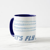 Fliegen wir weg tasse (Vorderseite Links)