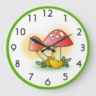 Fliegen-Wulstling Muscaria vermehrt sich Große Wanduhr