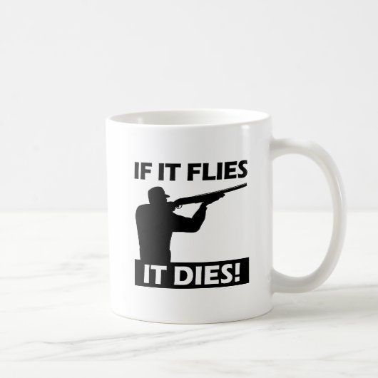 Fliegen-Würfel-lustige Tasse (Rechts)