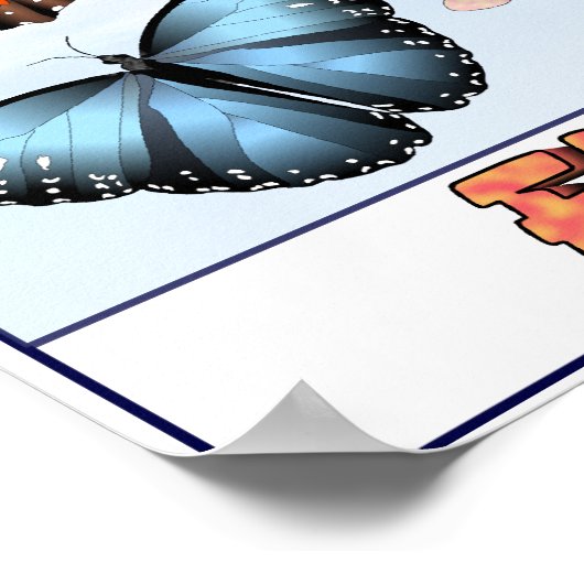 Fliegen zu deinen Träumen Poster (Ecke)