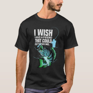 Fliegenbarsch-Angeln Zitate Fischer Angeln Männer T-Shirt