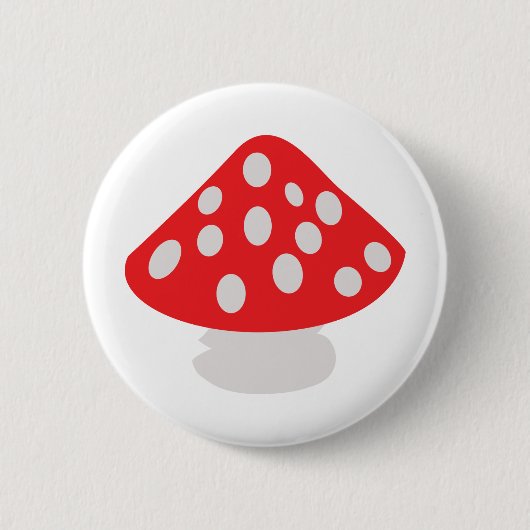 Fliegenblätterpilzikone Button (Vorderseite)