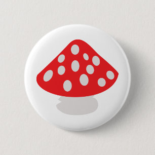 Fliegenblätterpilzikone Button