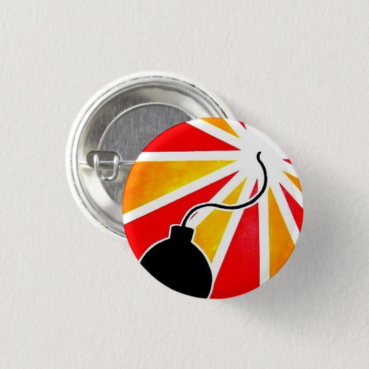 Fliegenbombe Button (Vorne & Hinten)