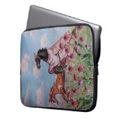 Fliegenbuch Laptopschutzhülle (Vorderseite Links)