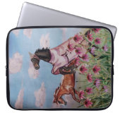 Fliegenbuch Laptopschutzhülle (Vorderseite)