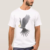 Fliegencockatiel-Papageien-T - Shirt (Vorderseite)